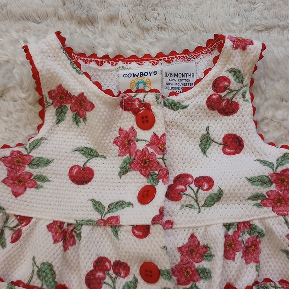 Cowboys & Angels Baby Girl's Romper - Picture 2 of 4